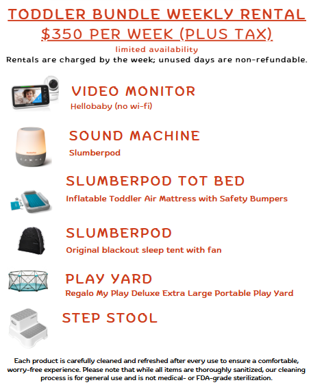 Toddler Bundle Weekly Rental